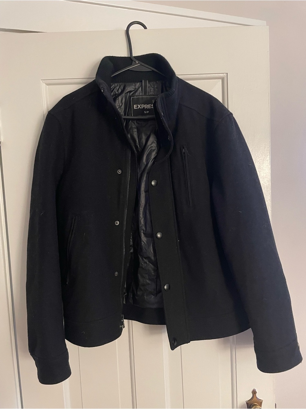 Express Black Men’s Bomber Jacket